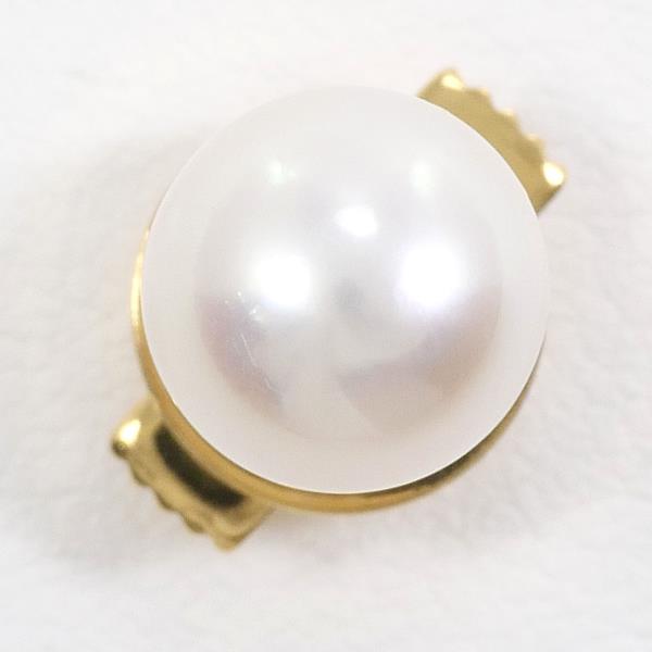 K18 Yellow Gold Pearl Pin Brooch