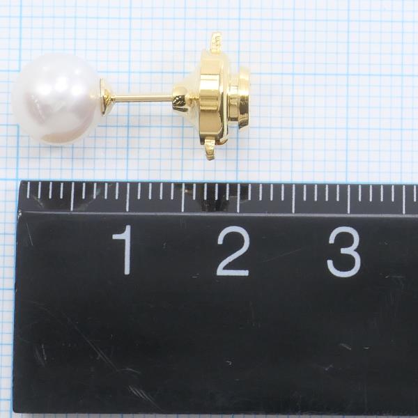 K18 Yellow Gold Pearl Pin Brooch