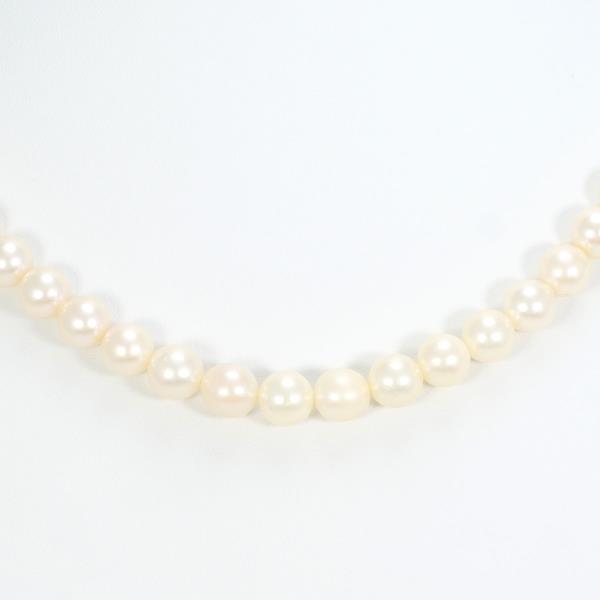 Silver Pearl Necklace 28.2g 41cm Jewelry in Great Condition