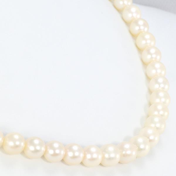 Silver Pearl Necklace 28.2g 41cm Jewelry in Great Condition