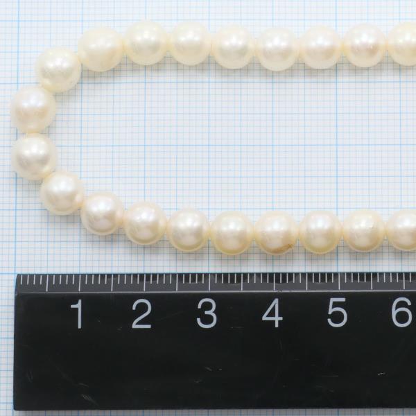 Silver Pearl Necklace 28.2g 41cm Jewelry in Great Condition