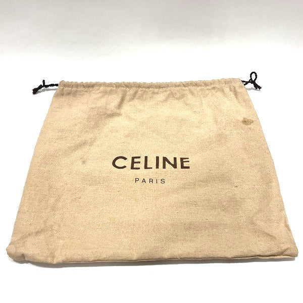 Celine Leather Pouch Navy in Good Condition