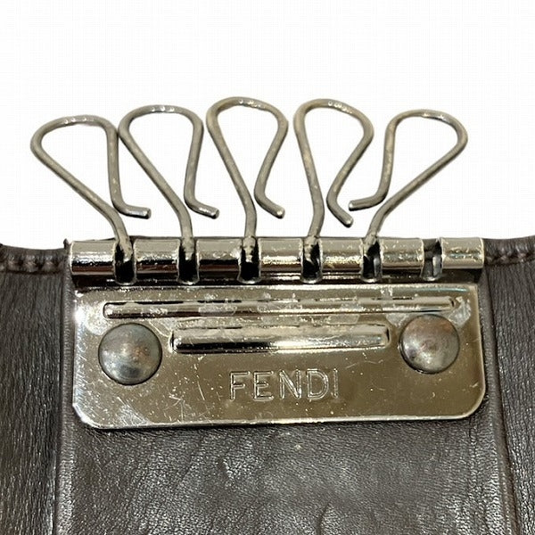 Fendi Zucca Canvas 6 Key Case 2292-8AP002 in Good Condition