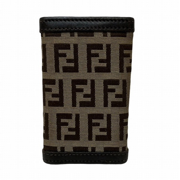 Fendi Zucca Canvas 6 Key Case 2292-8AP002 in Good Condition