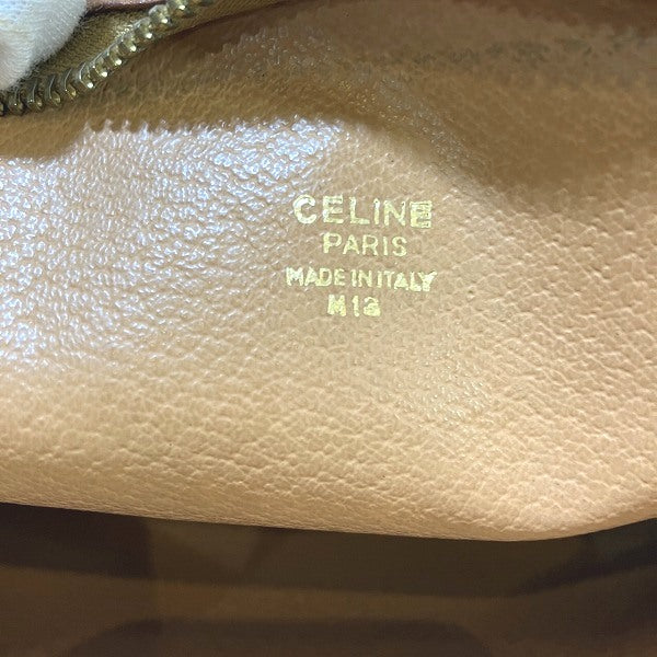 Celine Macadam Leather Clutch Bag in Good Condition