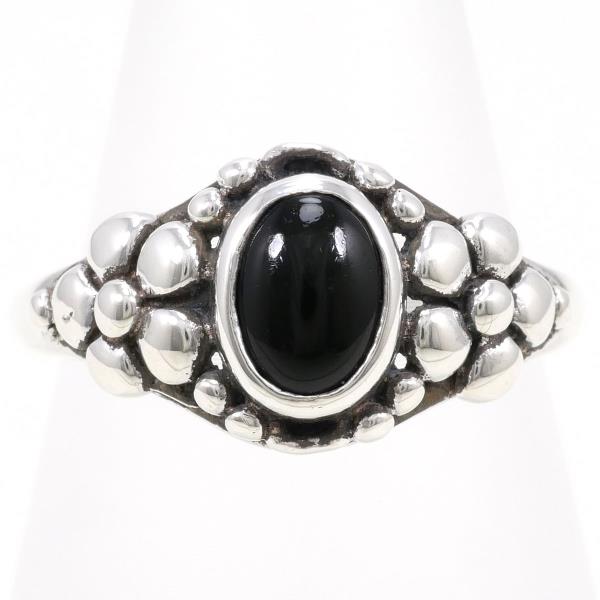 BOMA Silver Onyx Ring Size 11