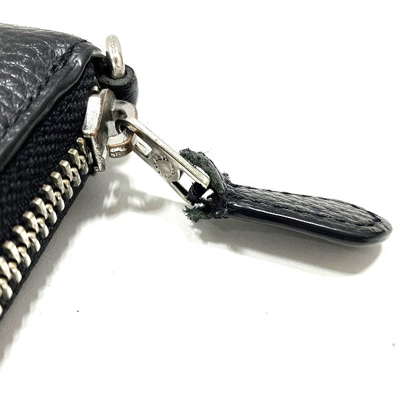 Coach Leather Zip-Around Long Wallet F76517 in Good Condition