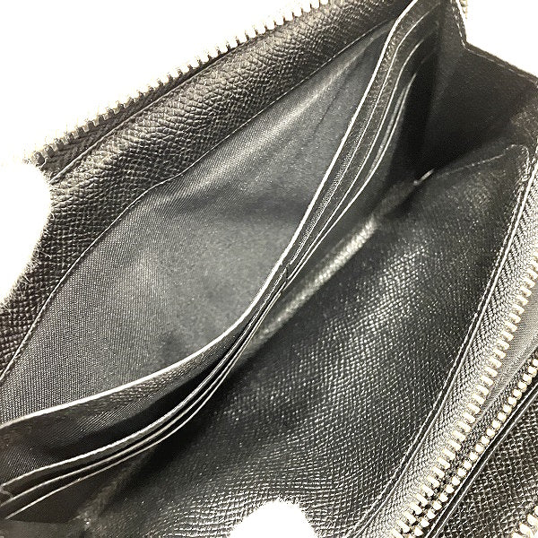 Coach Leather Zip-Around Long Wallet F76517 in Good Condition