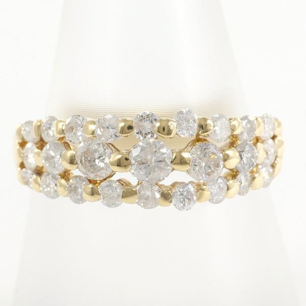 K18 Yellow Gold Diamond Ring 15