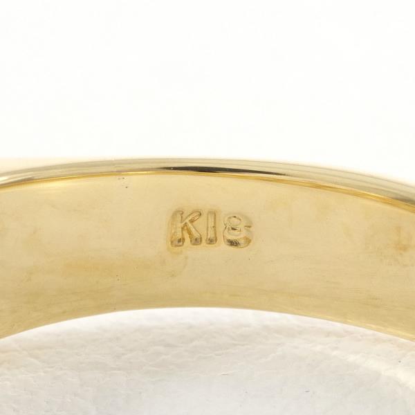 K18 Yellow Gold Diamond Ring 15 in Excellent Condition