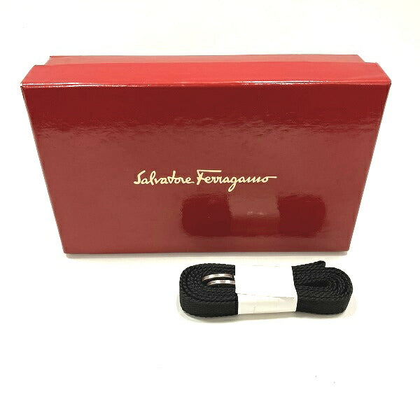 Salvatore Ferragamo Leather Black Neck Strap Wallet