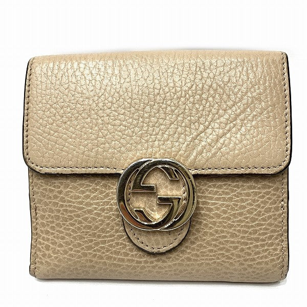 Gucci Leather Double Flap Long Wallet 598167