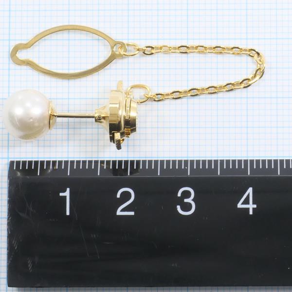 K18 Yellow Gold Pearl Pin Brooch