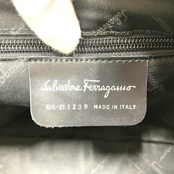 Salvatore Ferragamo Gancini Leather Handbag