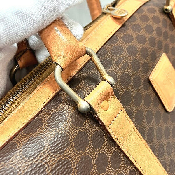 Celine Macadam Mini Boston Bag PVC Leather