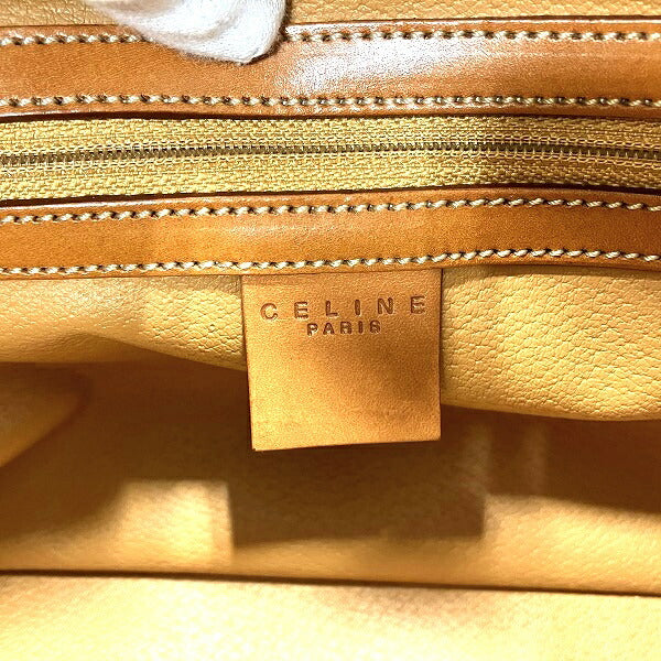 Celine Macadam Old PVC Leather Handbag