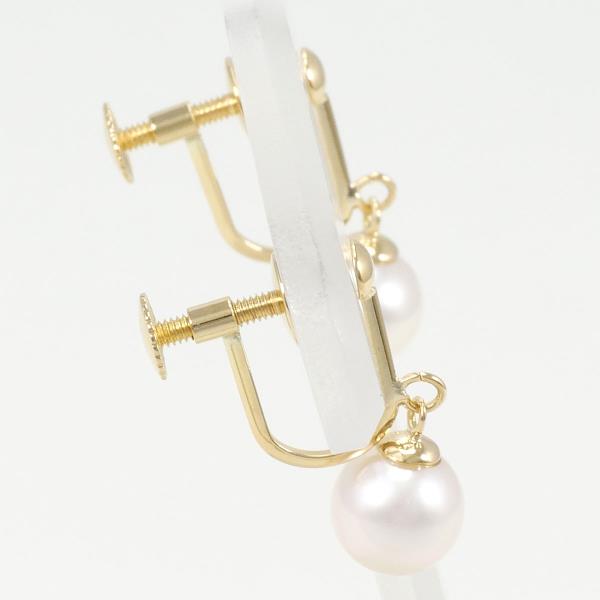 K18 Yellow Gold Pearl Earrings