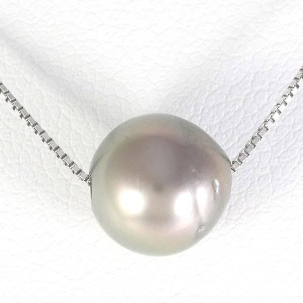 K18 White Gold Pearl Necklace in Pristine Condition