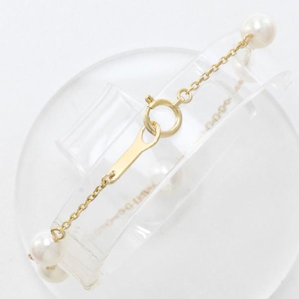 K18 Yellow Gold Pearl Bracelet 18cm