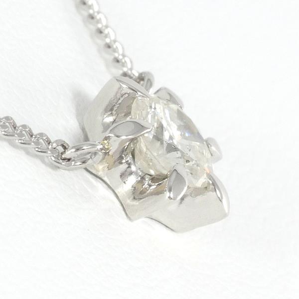 Platinum PT900 PT850 Diamond Necklace, 3.1g Total Weight, 41cm, Diamond 0.47ct - Women's Preloved