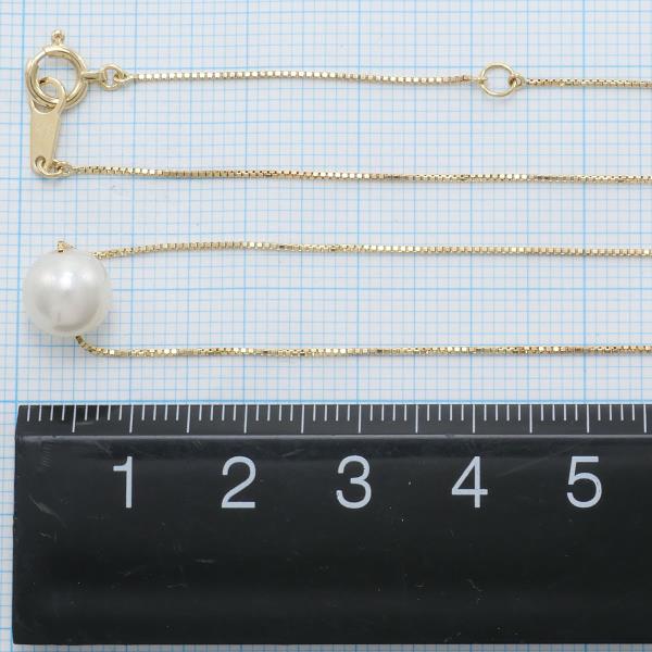 K18 Yellow Gold Pearl Necklace in Pristine Condition