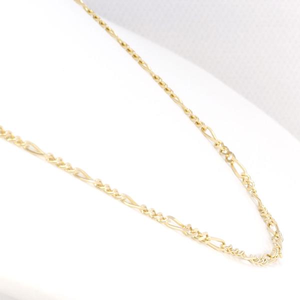 Striking K14 14K Yellow Gold Necklace, Approximate Weight 4.6g, Length 46cm