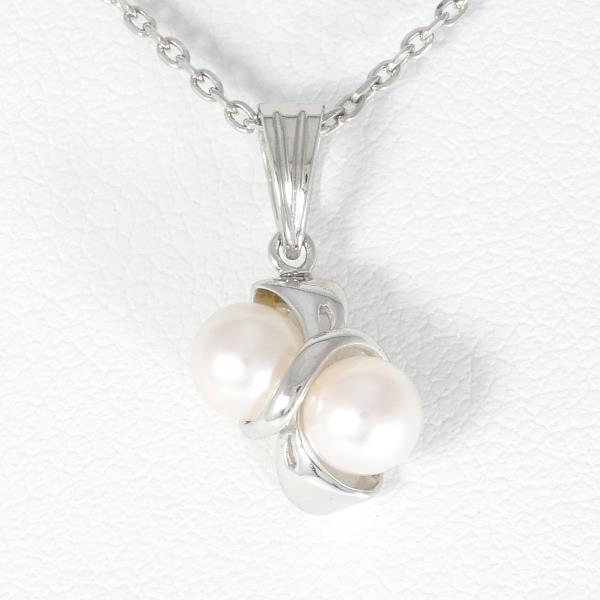 PT900 PT850 Platinum Pearl Necklace in Pristine Condition