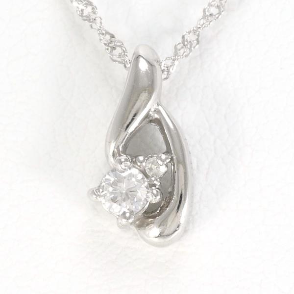 PT900 Platinum PT850 Necklace Diamond in Pristine Condition