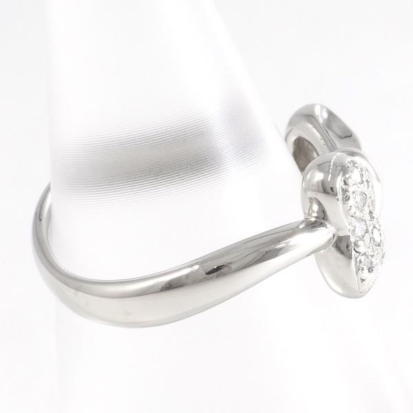 "Size 11.5 Diamond Ring in PT900 Platinum Weighing 0.20ct, Total Weight Approximately 5.1g"