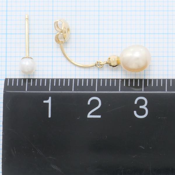 K18 Yellow Gold Pearl Earrings