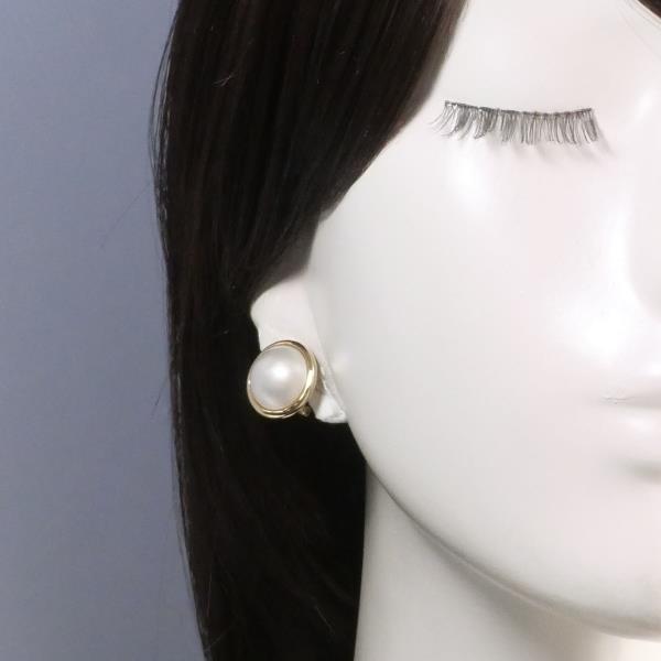 K14 Yellow Gold Mabe Pearl Earrings