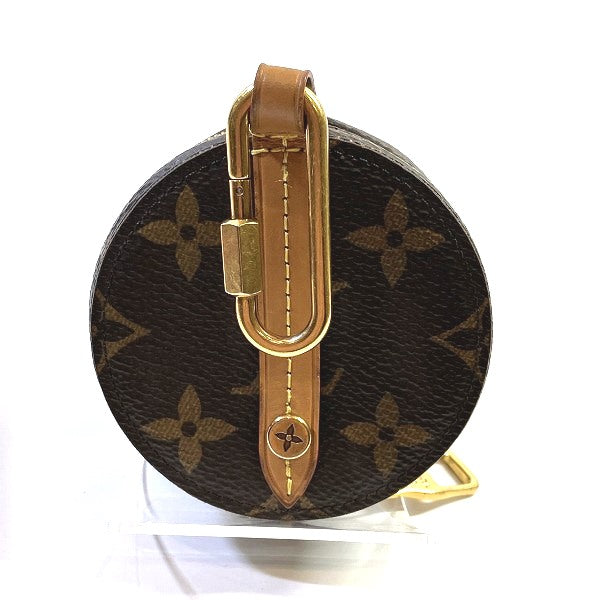 Louis Vuitton Round Case Canvas Coin Case M68524 in Good condition
