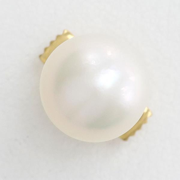 K18 Yellow Gold Pearl Pin Brooch