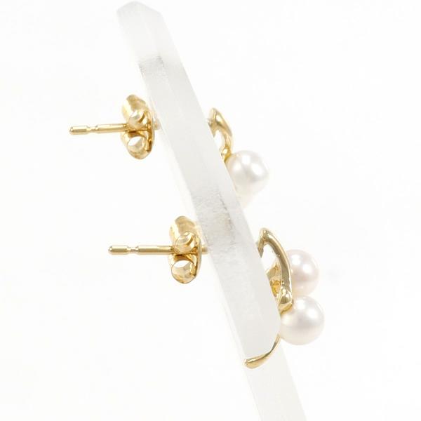 K18 Yellow Gold Pearl Earrings