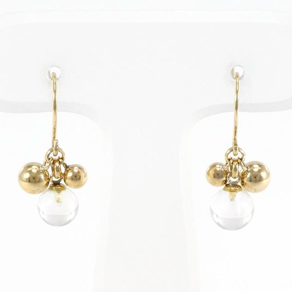 K18 Yellow Gold Quartz Earrings