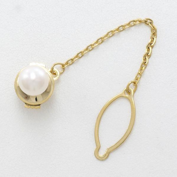 K14 Yellow Gold Pearl Pin Brooch