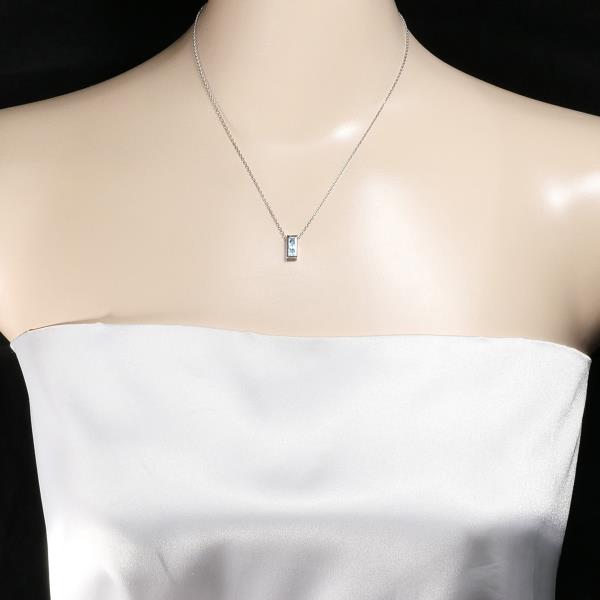 K9 White Gold Topaz Necklace