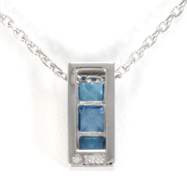 K9 White Gold Topaz Necklace