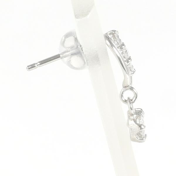 PT900 Platinum Diamond Earring 0.20ct in Great Condition