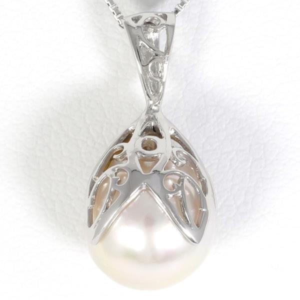 PT900 Platinum PT850 Necklace Pearl in Pristine Condition