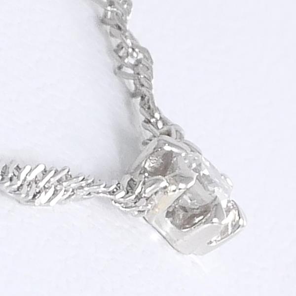 PT850 Platinum Diamond Necklace 0.11ct in Excellent Condition