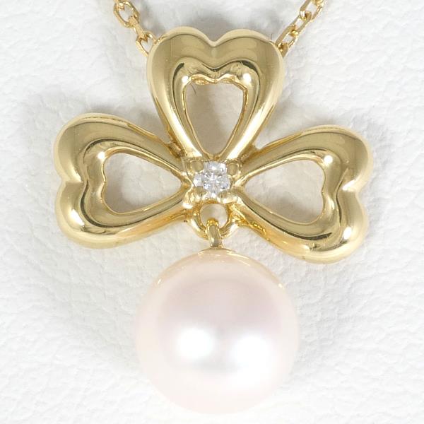 K18 Yellow Gold Pearl Necklace