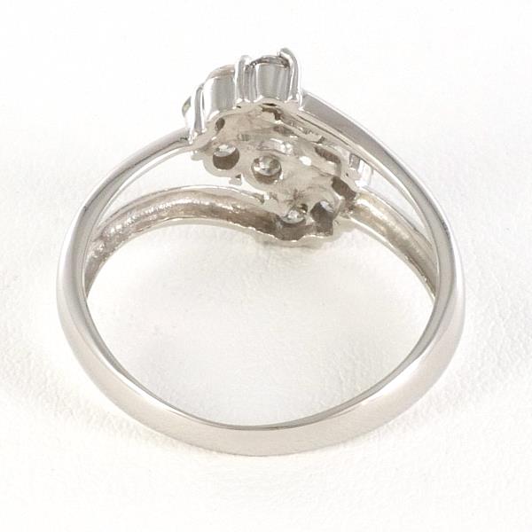 Platinum PT900 Ring (Size 12) with Diamond (0.50ct), Total Weight Approx. 4.1g - Ladies Pre-owned Jewelry in Excellent Condition