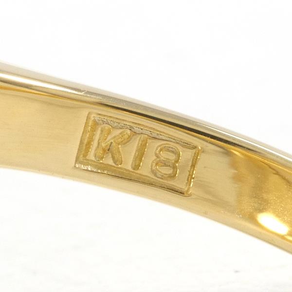 K18 18k Yellow Gold Ring (Size 10.5) with Mabe Pearl, Total Weight approx 8.0g - Ladies' Used in Excellent Condition