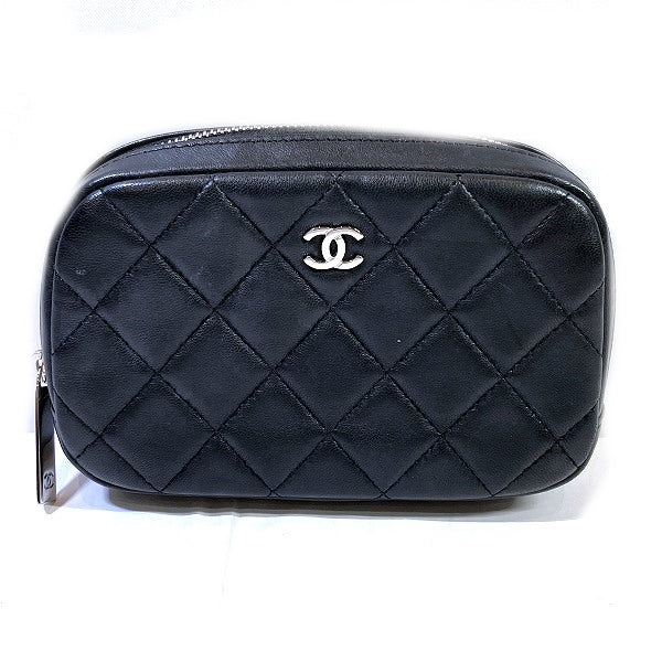 Chanel Matelasse Lambskin Multi Pouch A80909 in Good Condition