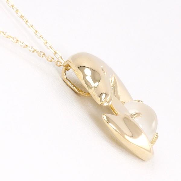 K18 Yellow Gold Moonstone Necklace in Pristine Condition