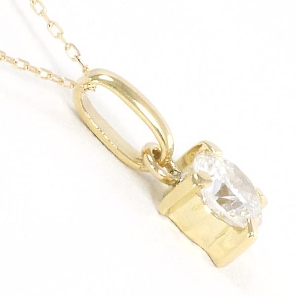 18ct Yellow Gold Diamond Necklace, 0.40ct, Total Weight Approx. 1.0g, Length 40cm