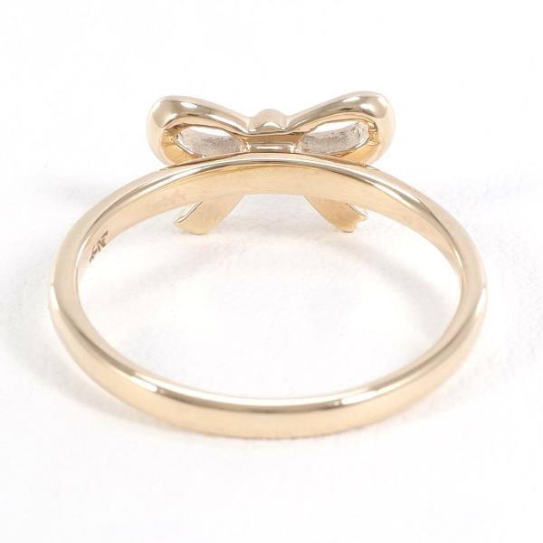 Nojess K10YG Yellow Gold Ring Size 4 in Pristine Condition