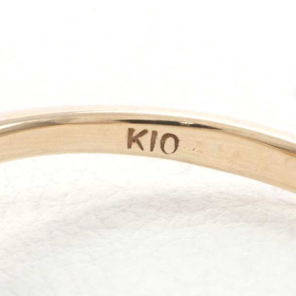 Nojess K10YG Yellow Gold Ring Size 4 in Pristine Condition