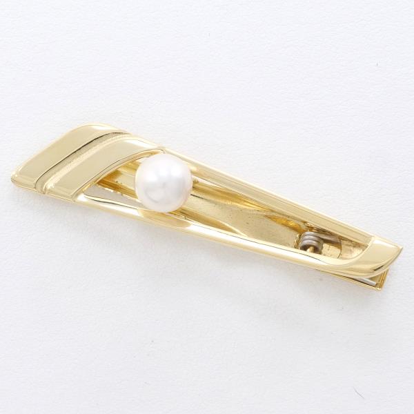 18K Pearl Tie Pin  in Excellent Condition